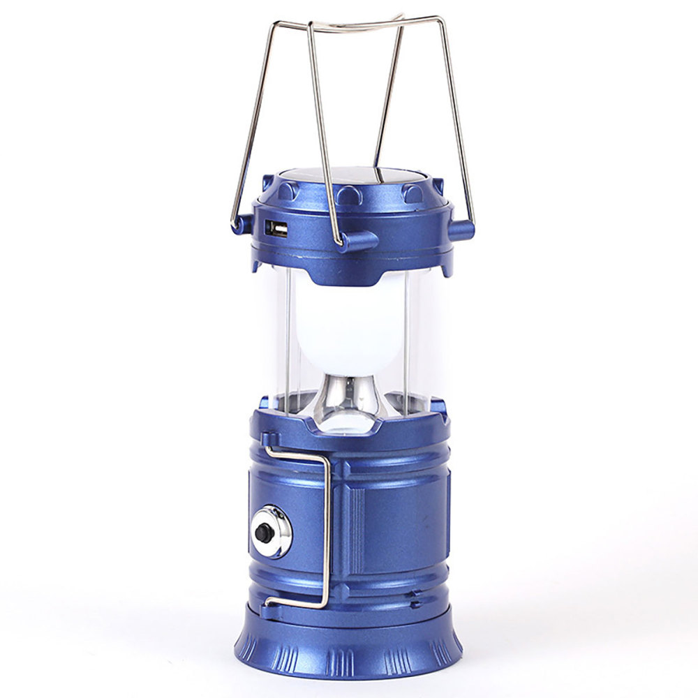 Luz LED para acampar 2 en 1, linterna portátil