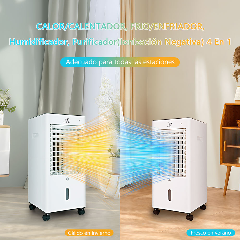 4 En 1 Calefactor Eléctrico Enfriador De Aire Calentador Ptc