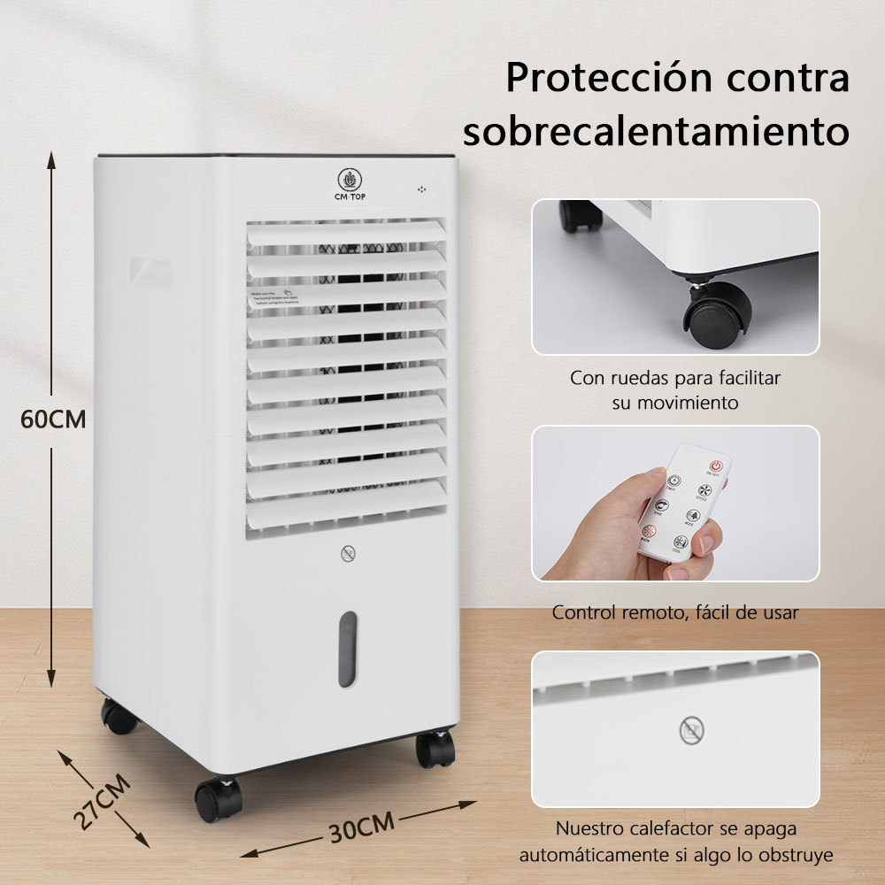 4 En 1 Calefactor Eléctrico Enfriador De Aire Calentador Ptc