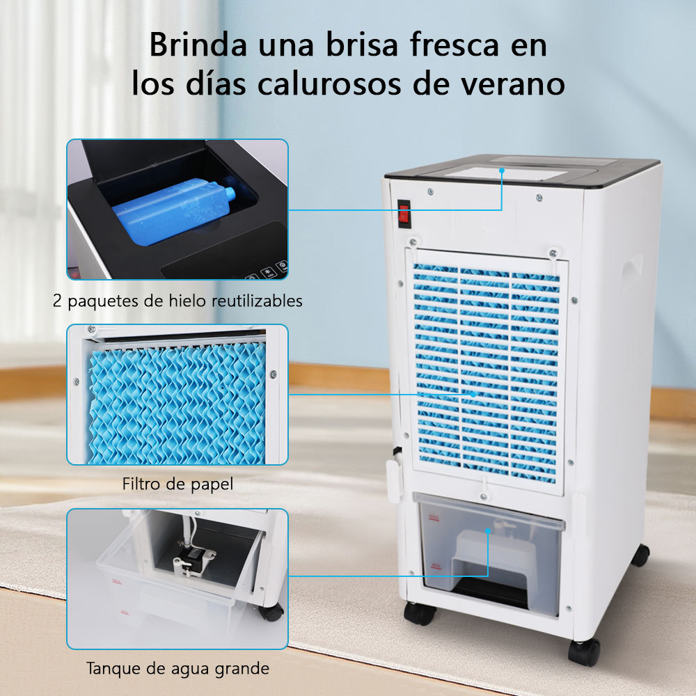4 En 1 Calefactor Eléctrico Enfriador De Aire Calentador Ptc