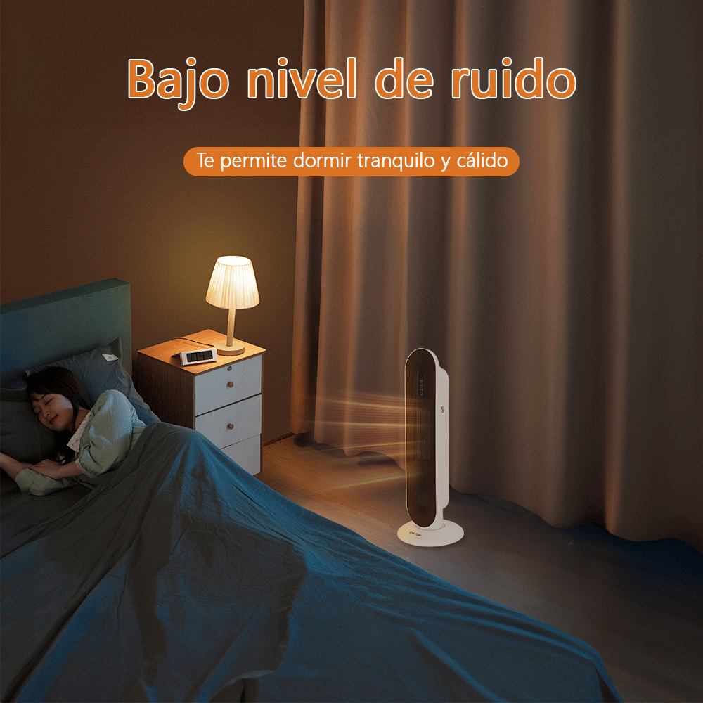 Calefactor Eléctrico Portátil 1500w Ventilador De Cerámica