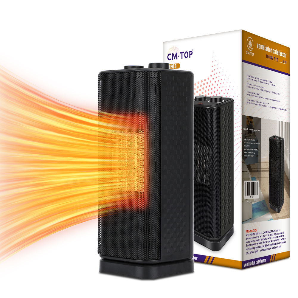 Calefactor Eléctrico De Aire De Torre Cerámico Ptc 1500w