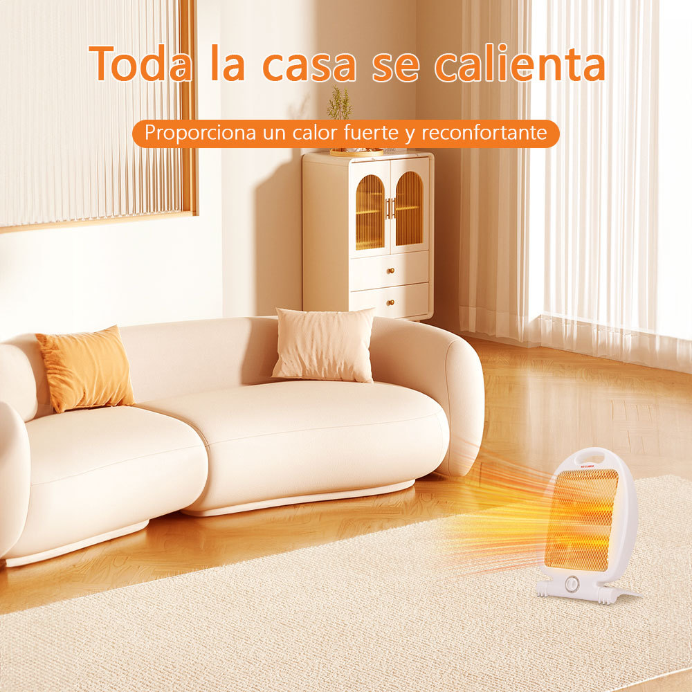 Calefactor Eléctrico Cuarzo 800 Watts 2 Niveles Calefaccion