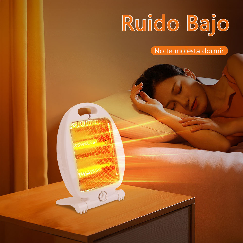 Calefactor Eléctrico Cuarzo 800 Watts 2 Niveles Calefaccion