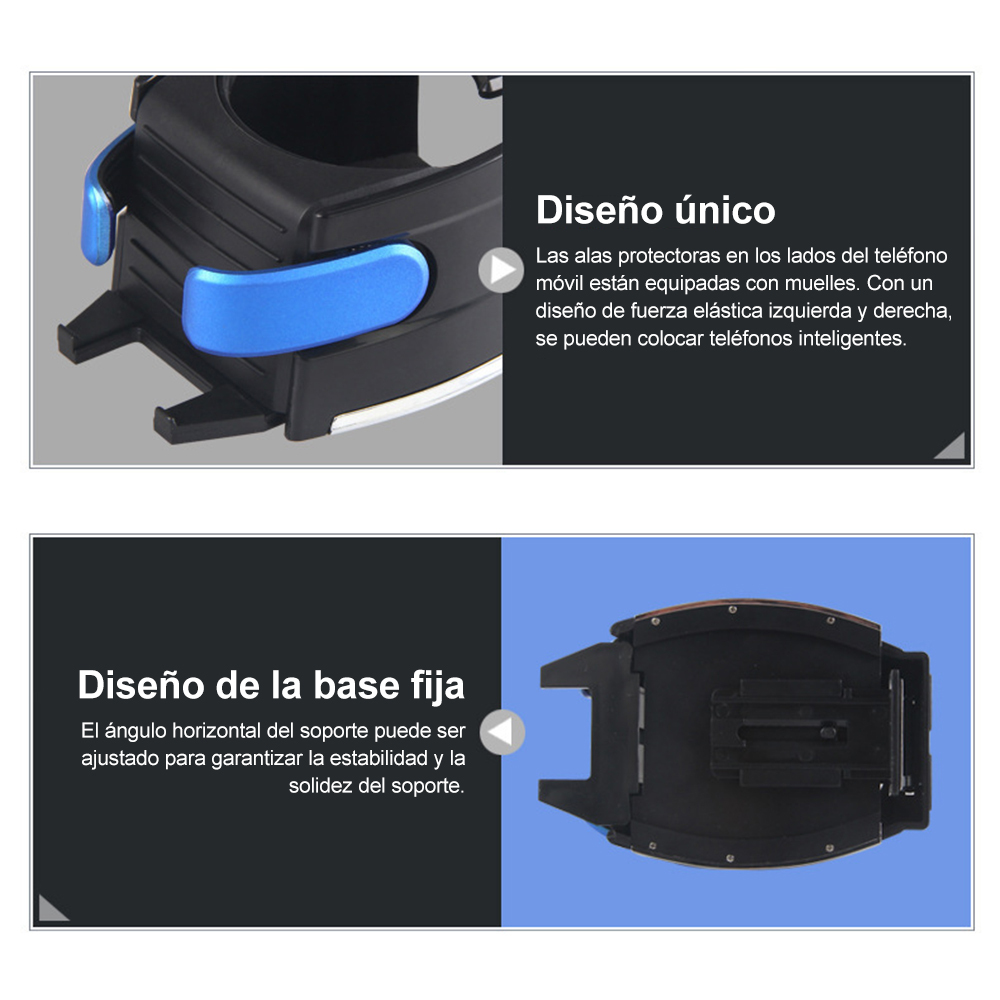 Soporte para teléfono móvil del desagüe de aire del automóvil, porta-tazas multifuncional de doble función, soporte para teléfono móvil de creatividad, soporte para teléfono móvil, ofrece un soporte firme y es un regalo ideal.