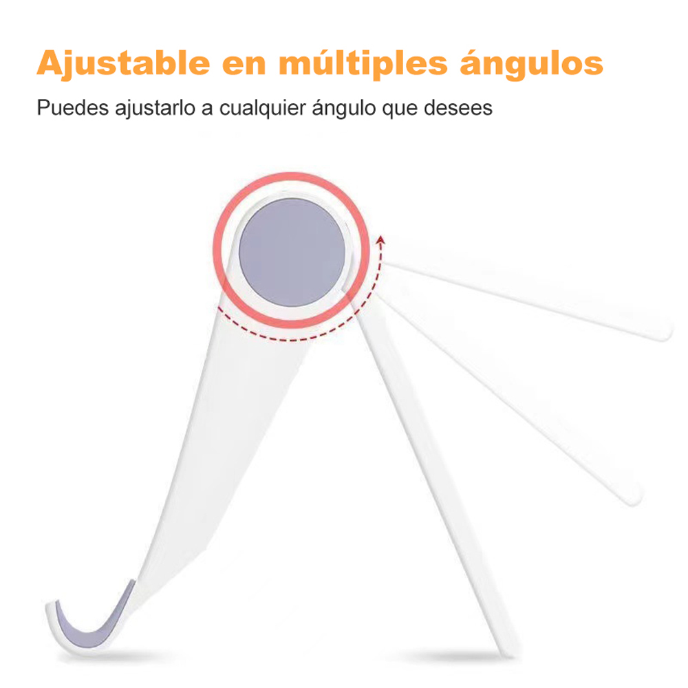 Soporte para teléfono móvil, soporte para mesa plegable, con ángulo ajustable, soporte portátil, delgado y compacto, con soporte firme. Un regalo festivo para familiares y amigos.