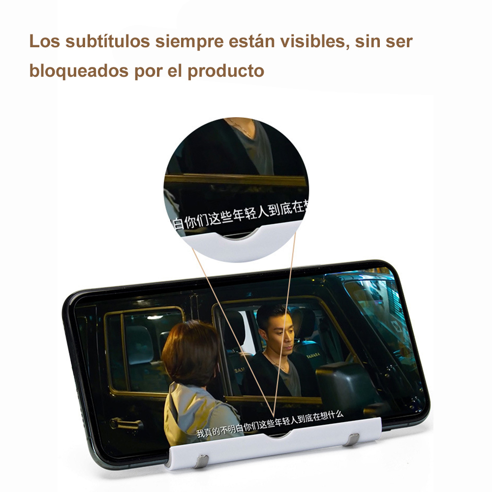 Soporte para teléfono móvil, soporte para mesa plegable, con ángulo ajustable, soporte portátil, delgado y compacto, con soporte firme. Un regalo festivo para familiares y amigos.