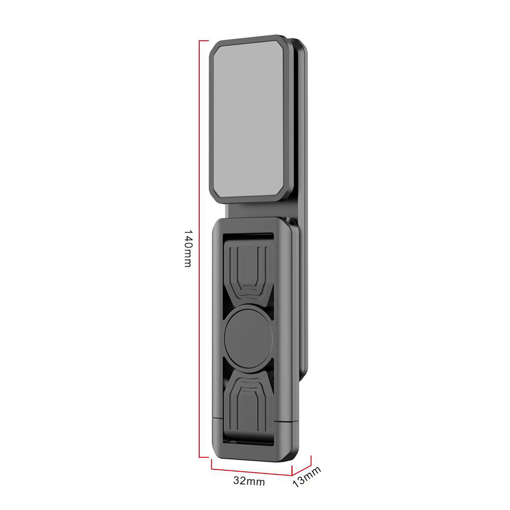 Soporte para teléfono móvil, clip montaje lateral ajustable para computadora portátil, adecuado para la oficina y el hogar