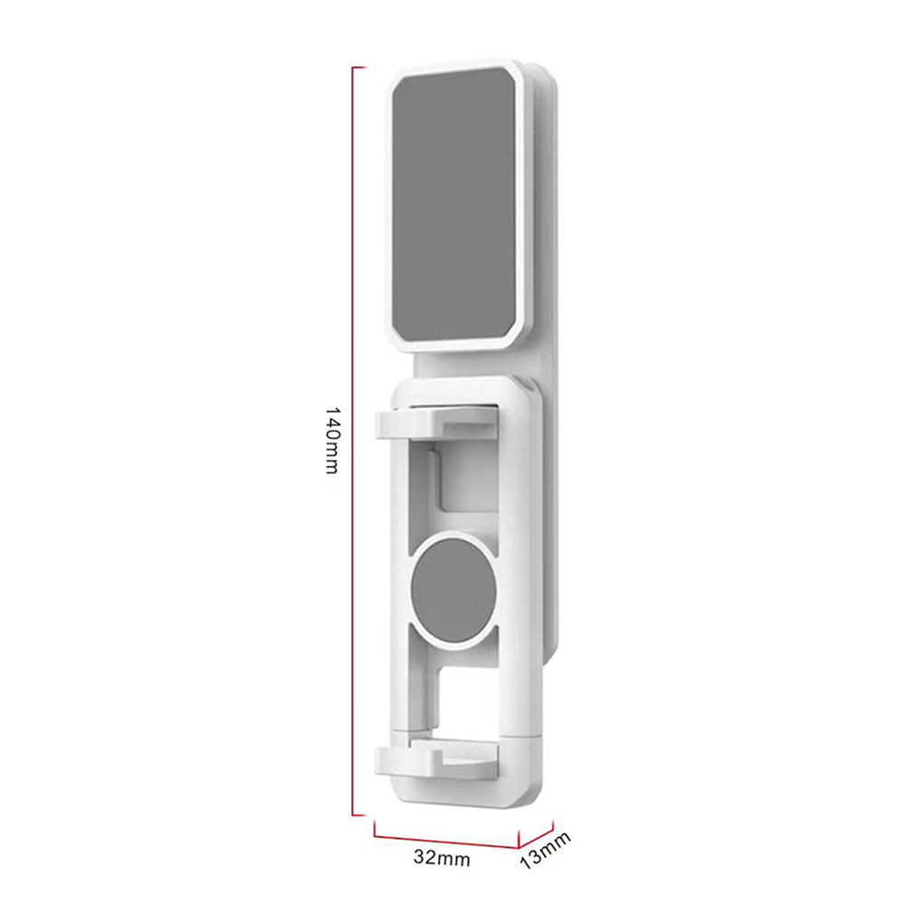 Soporte para teléfono móvil, clip montaje lateral ajustable para computadora portátil, adecuado para la oficina y el hogar