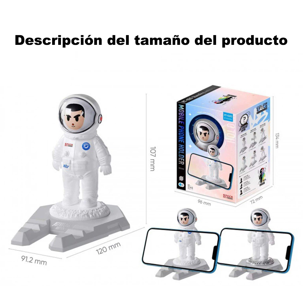 Soporte para teléfono de astronauta