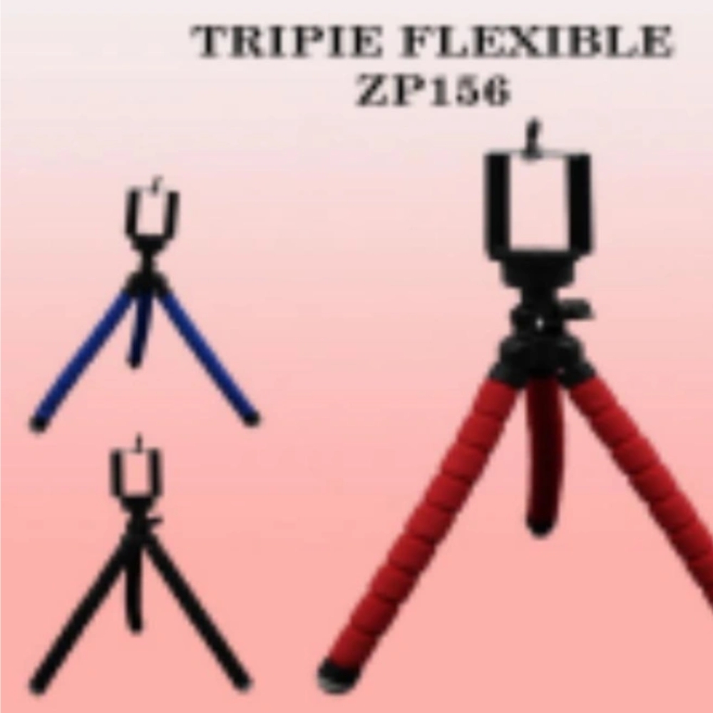 Trípode + abrazadera en forma de U