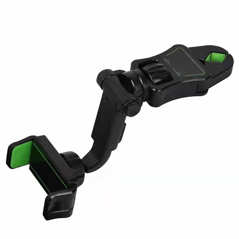 Soporte para teléfono en el espejo retrovisor