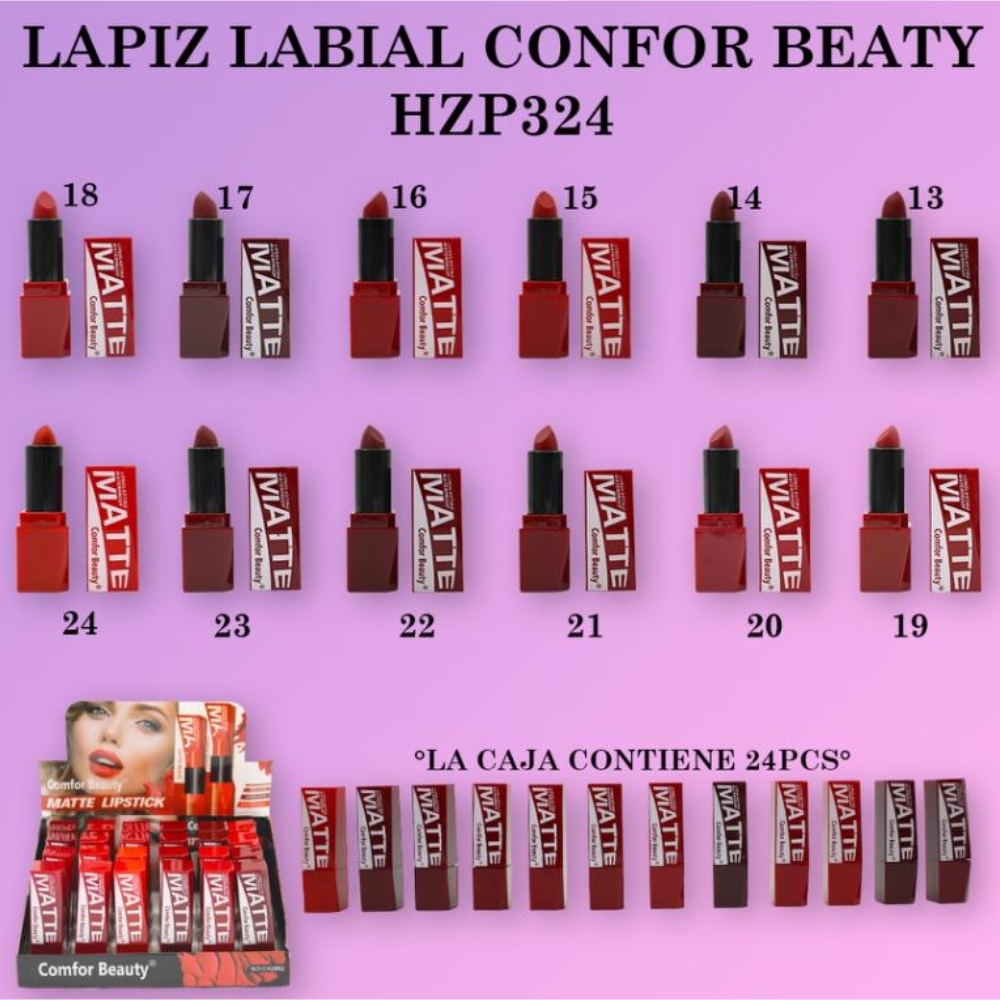 Lápiz labial, 24 piezas/caja