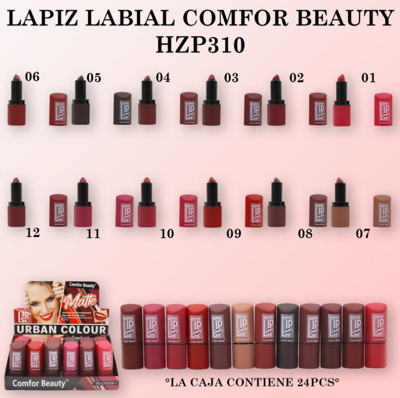 Lápiz labial, 24 piezas/caja