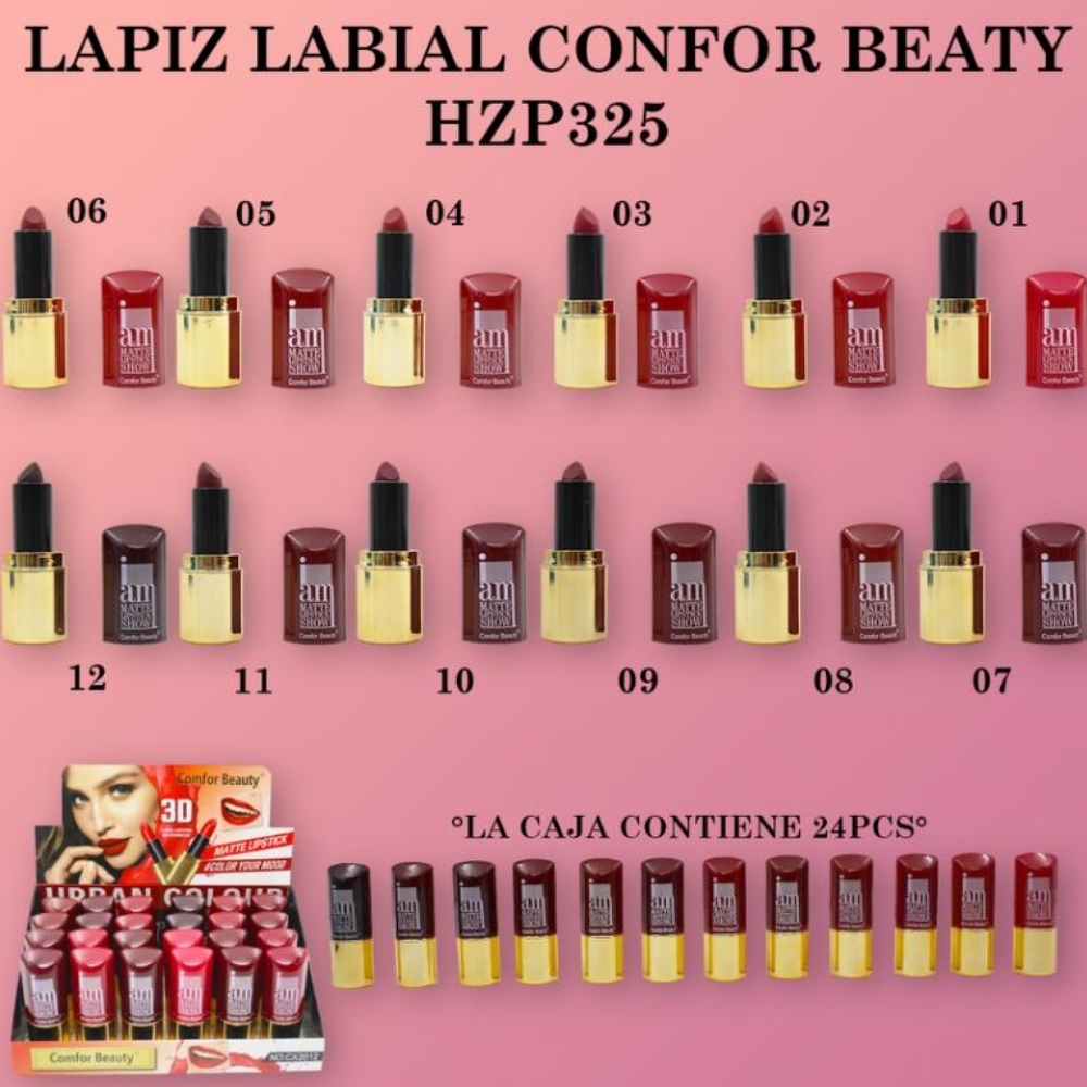 Lápiz labial, 24 piezas/caja