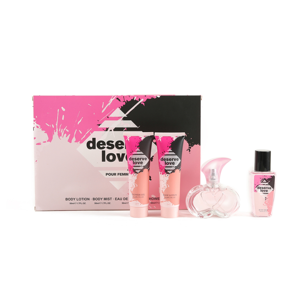 Fragrance & Care Gift Set - 50ml Perfume + 50ml Body Mist + 50ml Body Lotion + 50ml Shower Gel - Ideal for Daily Use, Dates & Special Occasions - Perfect Mother’s Day Gift
