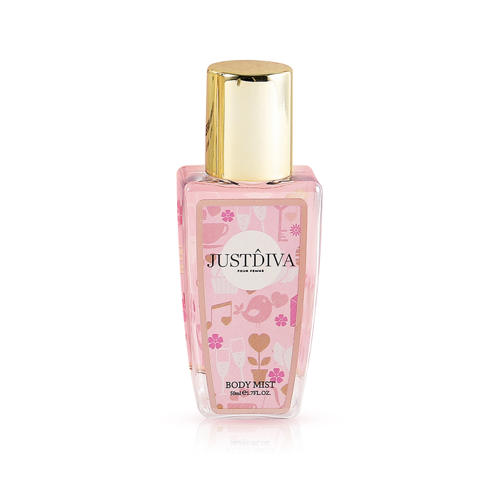 Mujer: Perfume 50 ml + Spray corporal 50 ml + Loción corporal 50 ml + Gel de ducha 50 ml