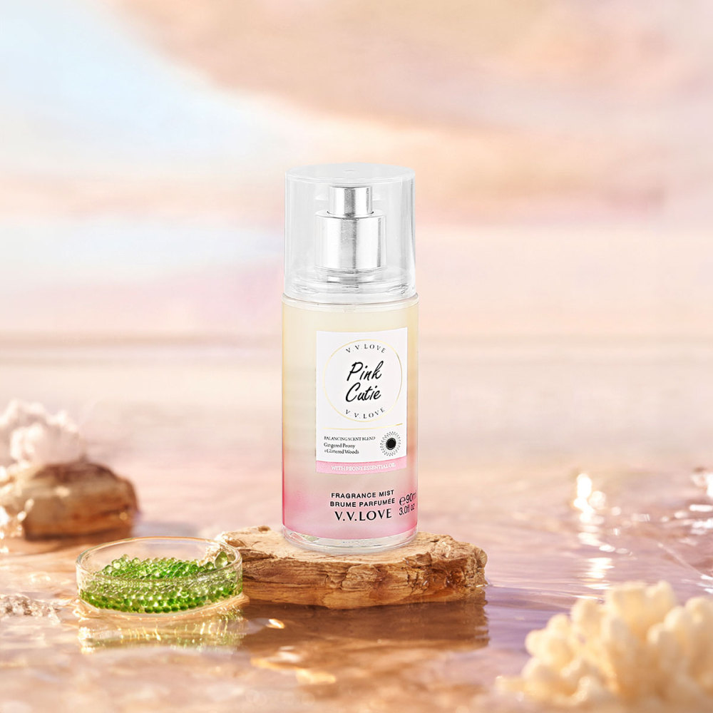 100ml de perfume para el cabello + 90ml de loción corporal + 150ml de spray corporal