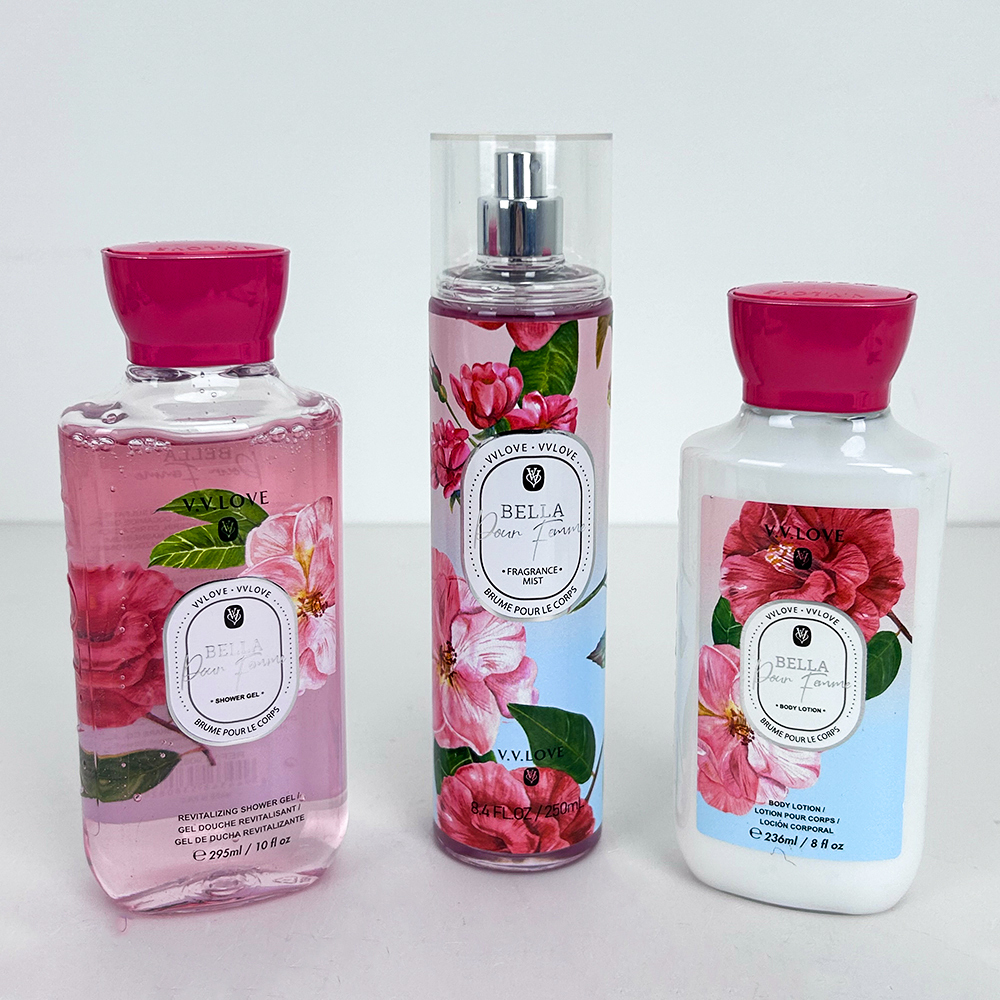 295ml Showergel+236ml Bodylotion+250ml BodyMist