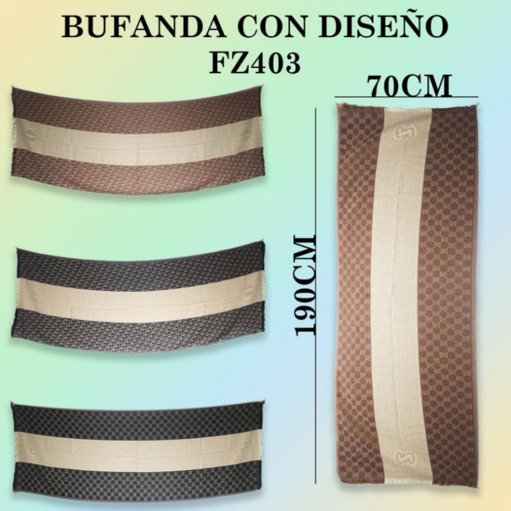 Bufanda de rayas