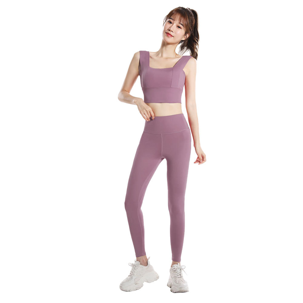 Traje de yoga de manga corta