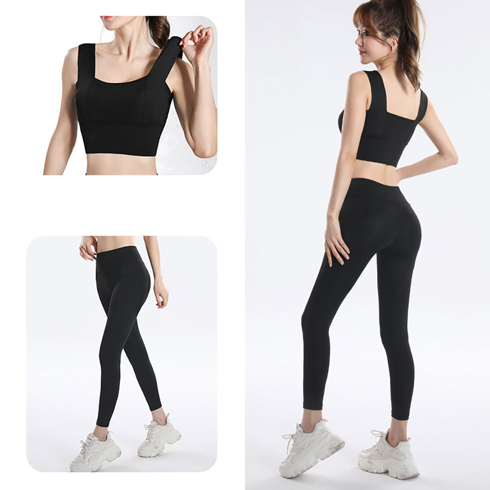 Traje de yoga de manga corta