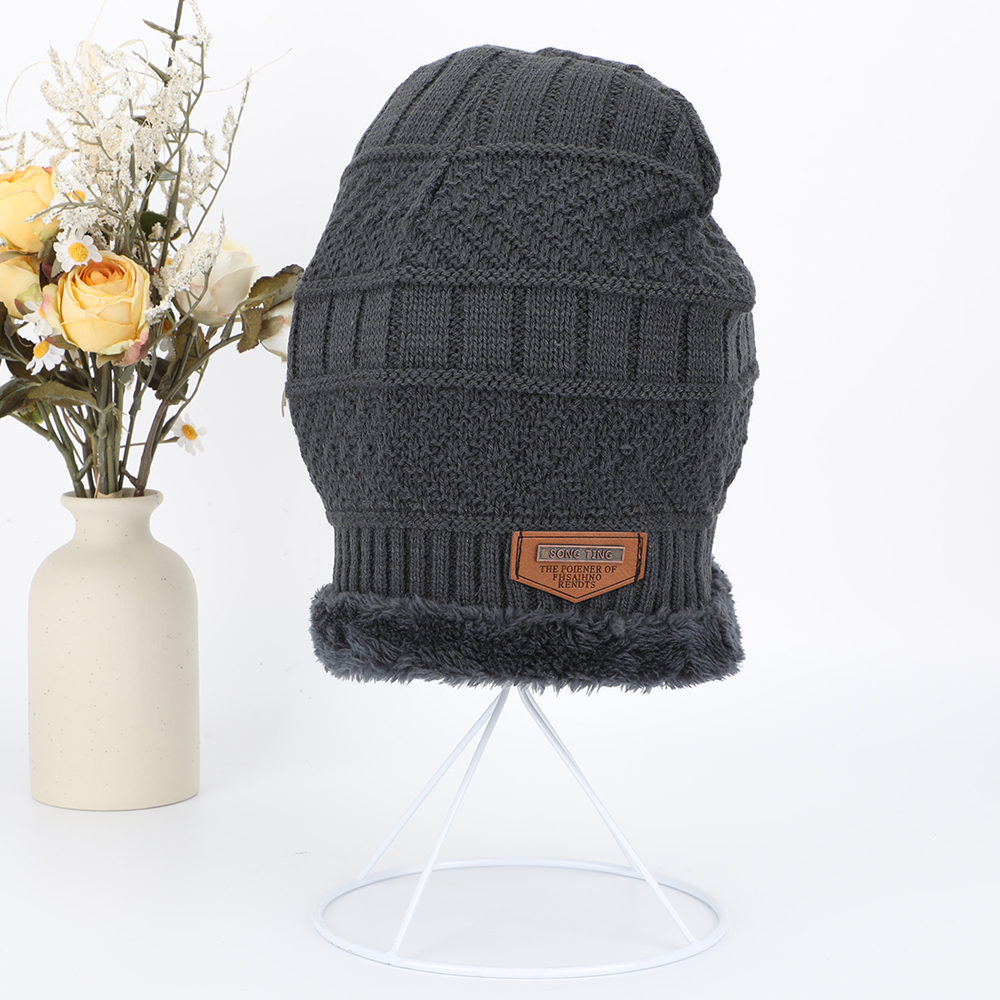Conjunto de gorro, gorro y bufanda de invierno a prueba de viento para hombre, cálido para ciclismo al aire libre
