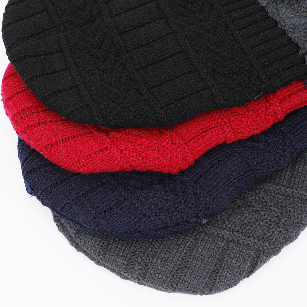 Conjunto de gorro, gorro y bufanda de invierno a prueba de viento para hombre, cálido para ciclismo al aire libre