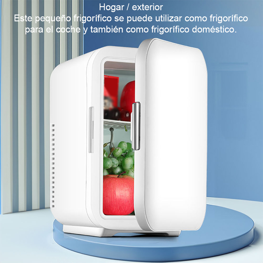 Frigorífico pequeño de 4 litros, doble uso, para coche y hogar.