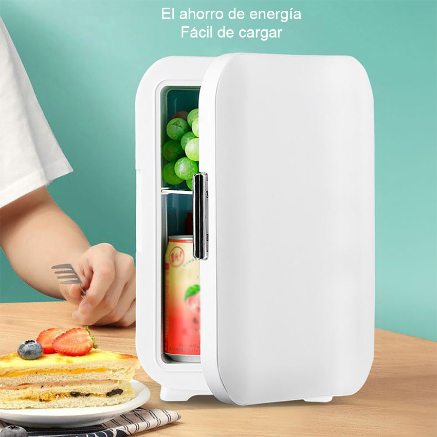Frigorífico pequeño de 4 litros, doble uso, para coche y hogar.