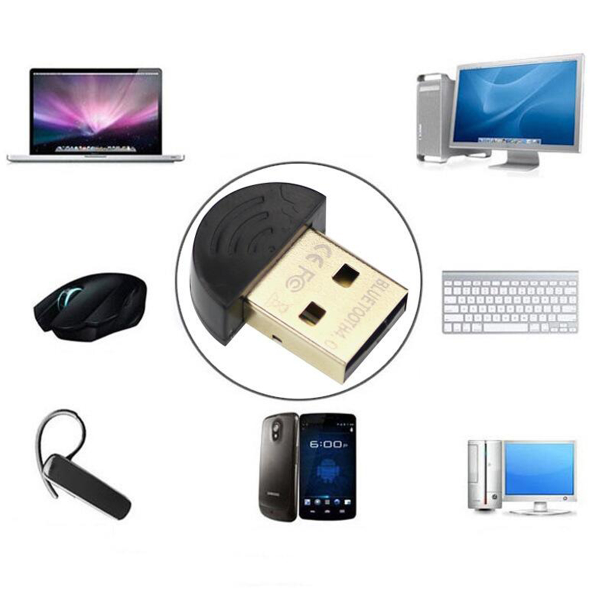 Receptor de auriculares Bluetooth