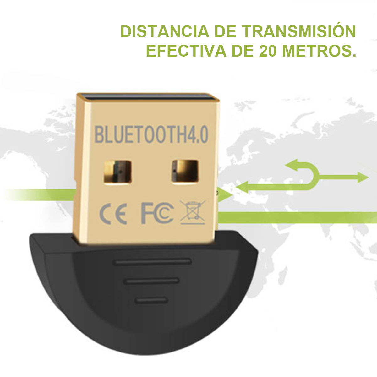 Receptor de auriculares Bluetooth