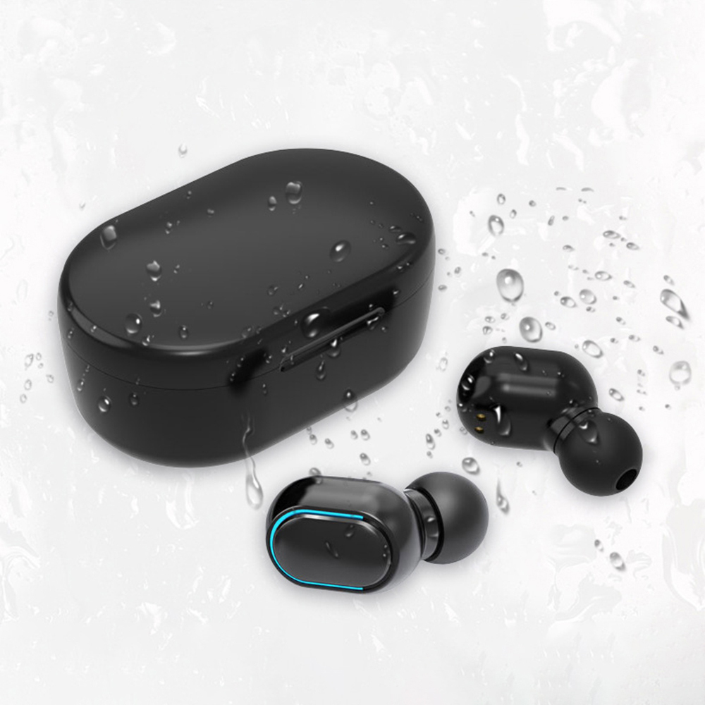 Auriculares inalámbricos Bluetooth, auriculares con calidad de sonido sin pérdida, con pantalla LED, control táctil, con micrófono, llamada clara, adecuados para música, juegos, deportes, regalos
