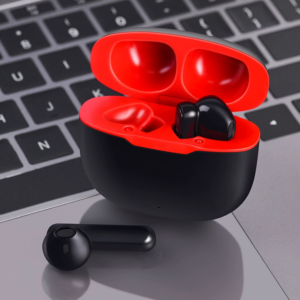 Auriculares inalámbricos Bluetooth, auriculares con calidad de sonido sin pérdida, indicador de carga, control táctil, con micrófono, llamada clara, auriculares inalámbricos adecuados para todo tipo de teléfonos móviles
