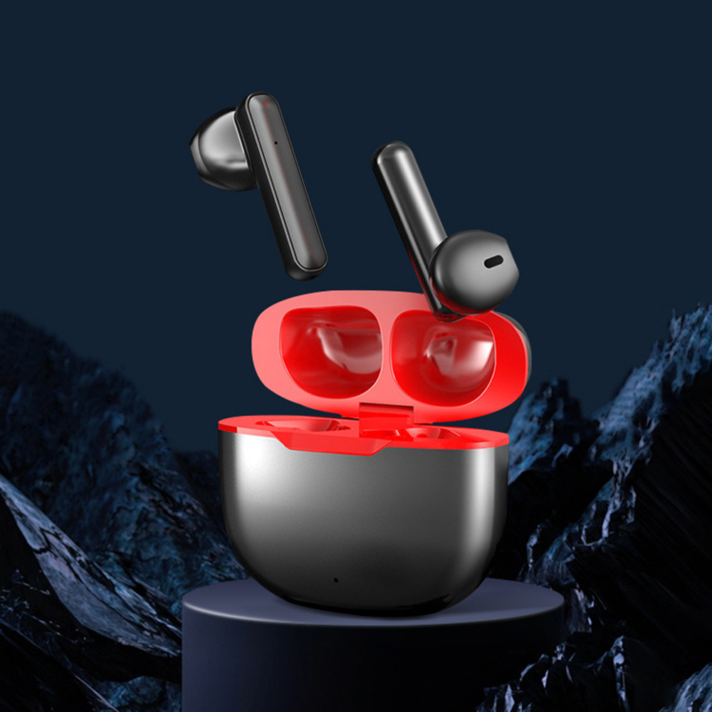 Auriculares inalámbricos Bluetooth, auriculares con calidad de sonido sin pérdida, indicador de carga, control táctil, con micrófono, llamada clara, auriculares inalámbricos adecuados para todo tipo de teléfonos móviles