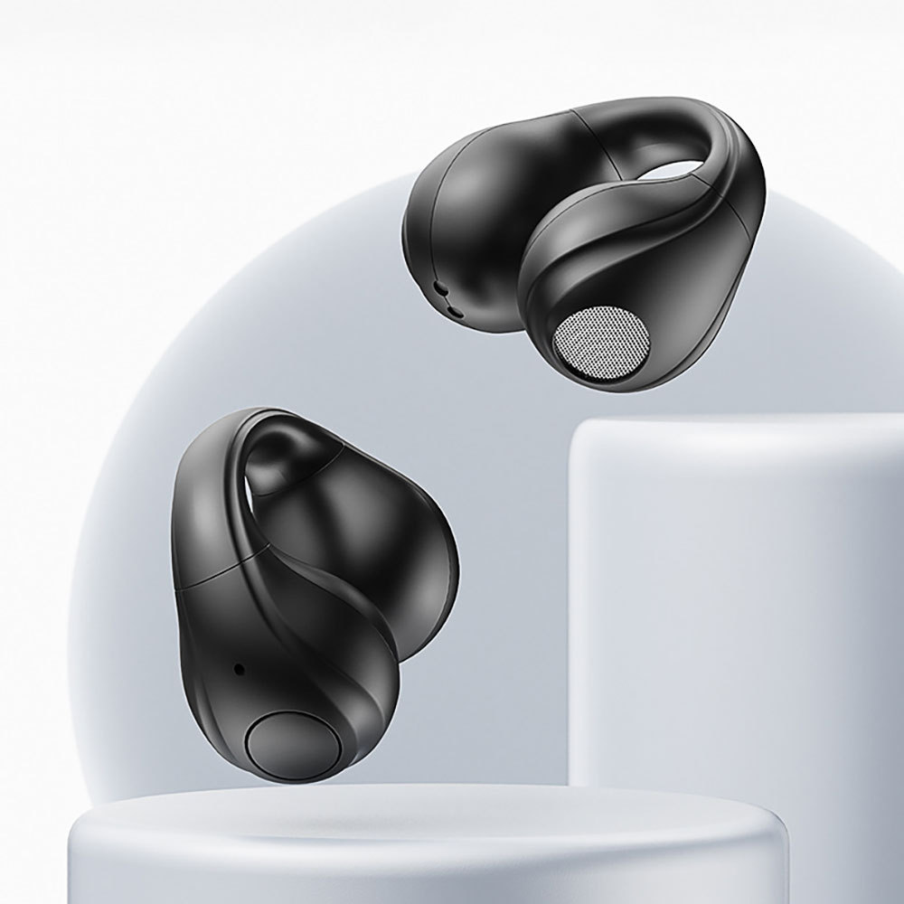 Auriculares inalámbricos Bluetooth, auriculares Bluetooth con clip para la oreja, auriculares con sonido envolvente, batería de larga duración, auriculares inalámbricos adecuados para todo tipo de teléfonos móviles