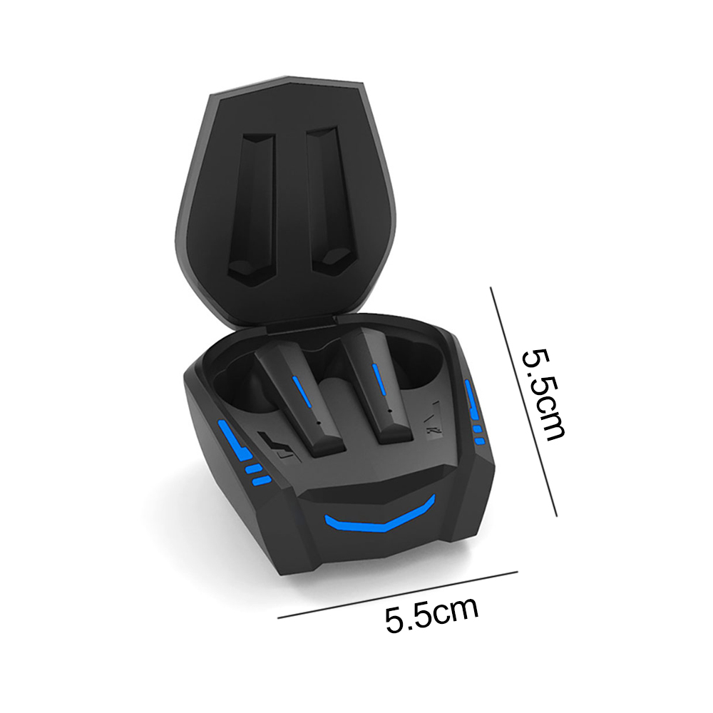 Auriculares inalámbricos Bluetooth, estilo mecánico de moda, auriculares inalámbricos táctiles con micrófono, llamada clara, adecuados para música, juegos, deportes, regalos.