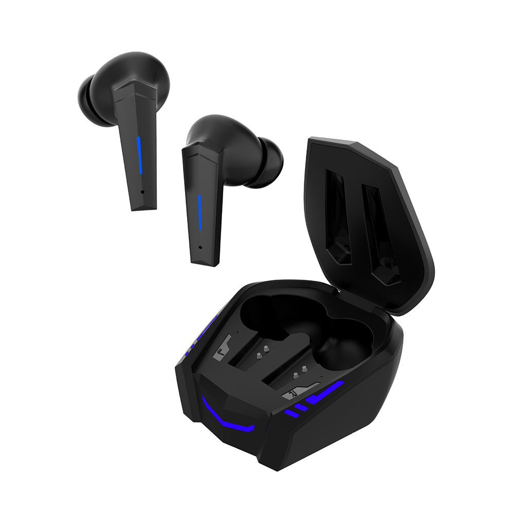 Auriculares inalámbricos Bluetooth, estilo mecánico de moda, auriculares inalámbricos táctiles con micrófono, llamada clara, adecuados para música, juegos, deportes, regalos.