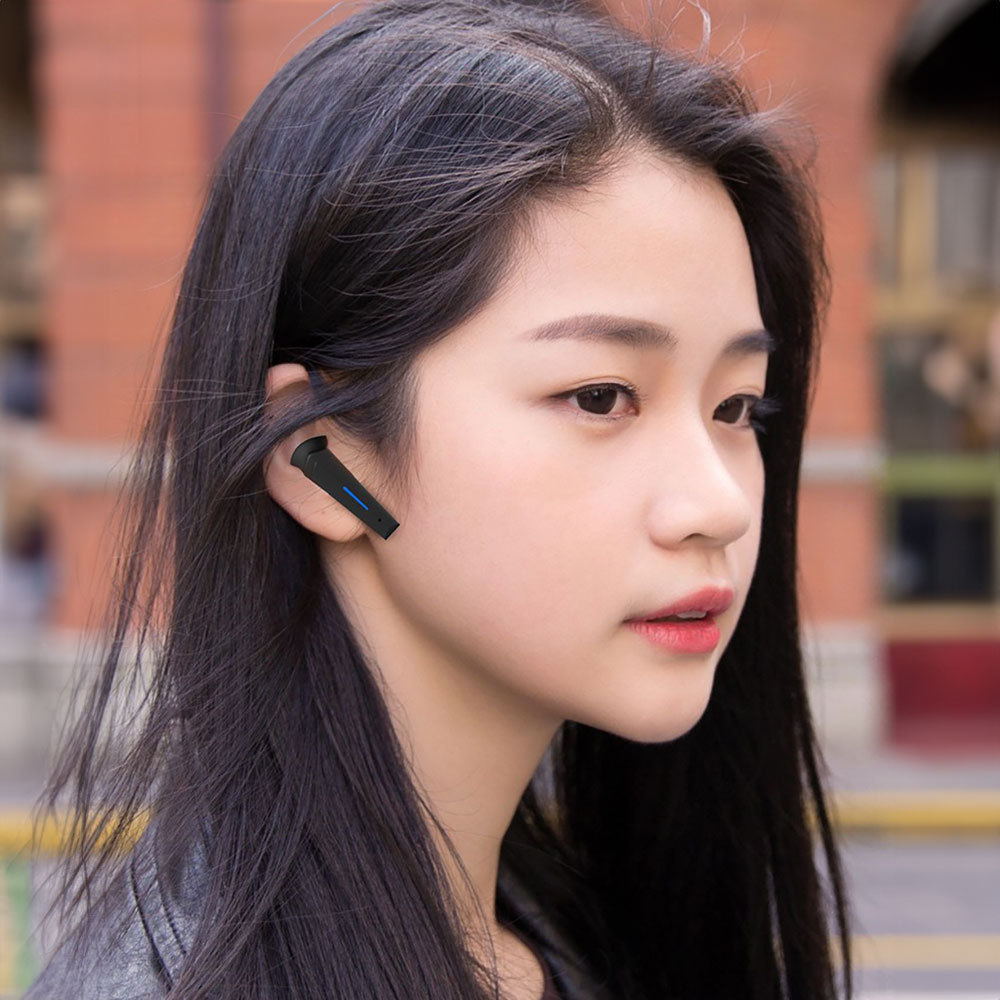 Auriculares inalámbricos Bluetooth, estilo mecánico de moda, auriculares inalámbricos táctiles con micrófono, llamada clara, adecuados para música, juegos, deportes, regalos.