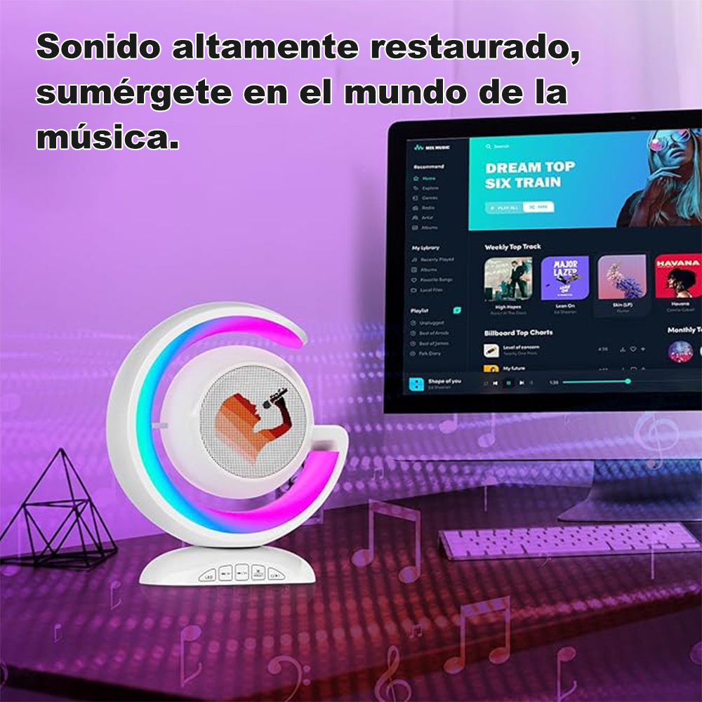 Karaoke Bluetooth portátil con 2 micrófonos inalámbricos para cantar en casa, fiestas y actividades al aire libre