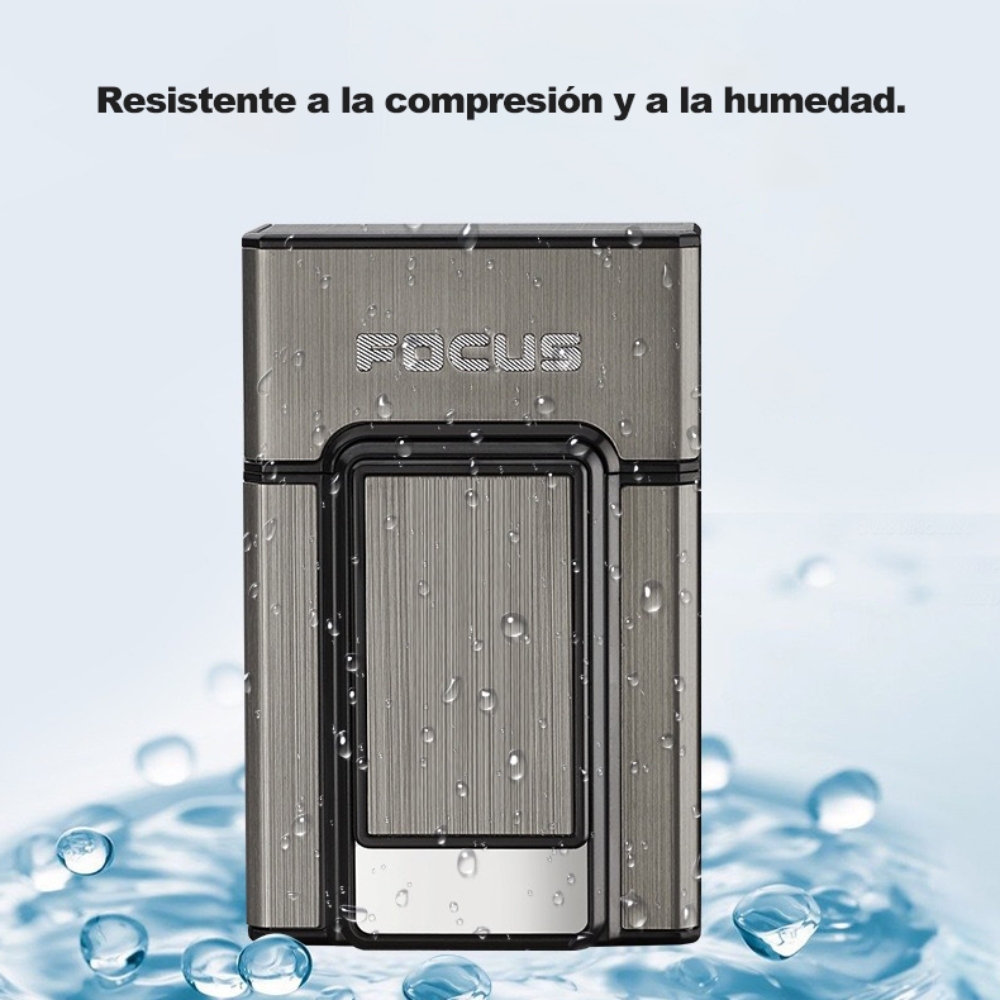 1 piece cigarette case with lighter, can hold 20 thick cigarettes, sliding lighter, USB charging, elegant, practical, portable design, pressure-resistant, moisture-proof