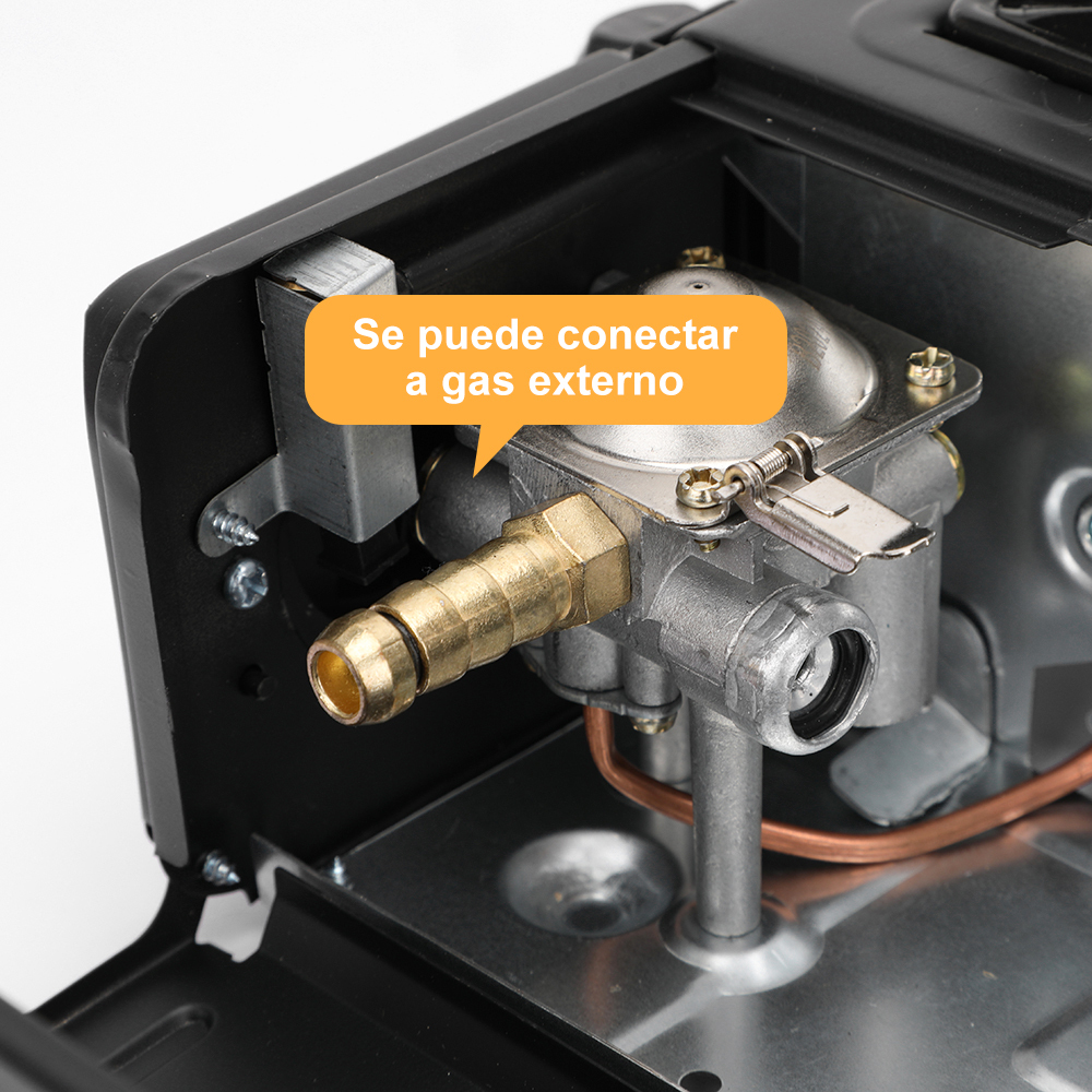 Estufa Gas Portátil,Válvula de control ajustable,Para Exteriores, uso Doméstico, Acampar, Picnic