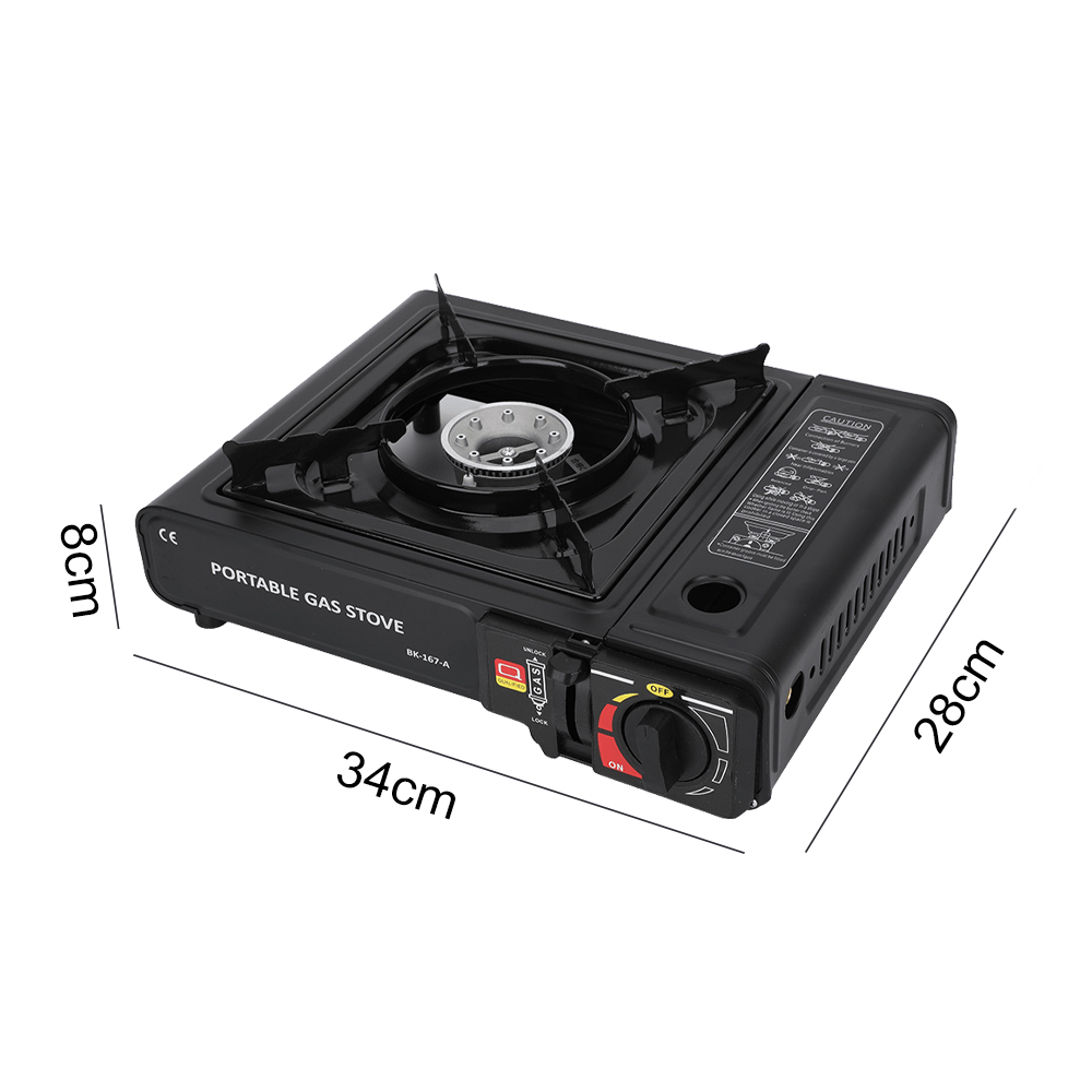 Estufa Gas Portátil,Válvula de control ajustable,Para Exteriores, uso Doméstico, Acampar, Picnic