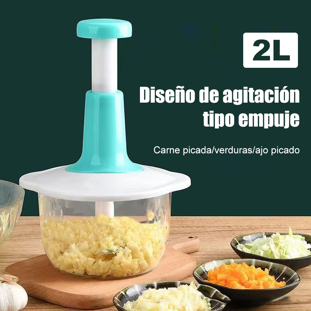 Máquina manual para picar carne, trituradora multifuncional pequeña para uso doméstico en la cocina, trituradora manual de verduras, fácil de limpiar y utilizar, apta para carne, verduras y frutas, regalo ideal