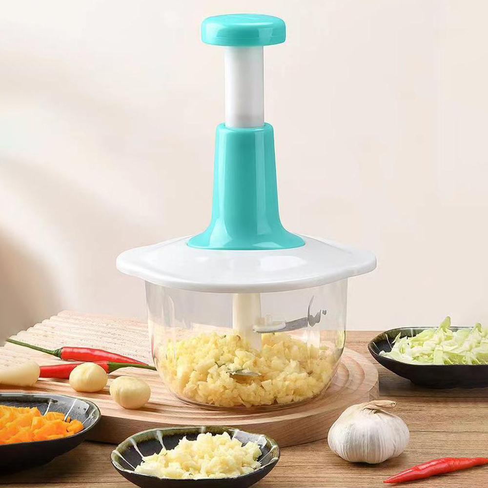 Máquina manual para picar carne, trituradora multifuncional pequeña para uso doméstico en la cocina, trituradora manual de verduras, fácil de limpiar y utilizar, apta para carne, verduras y frutas, regalo ideal