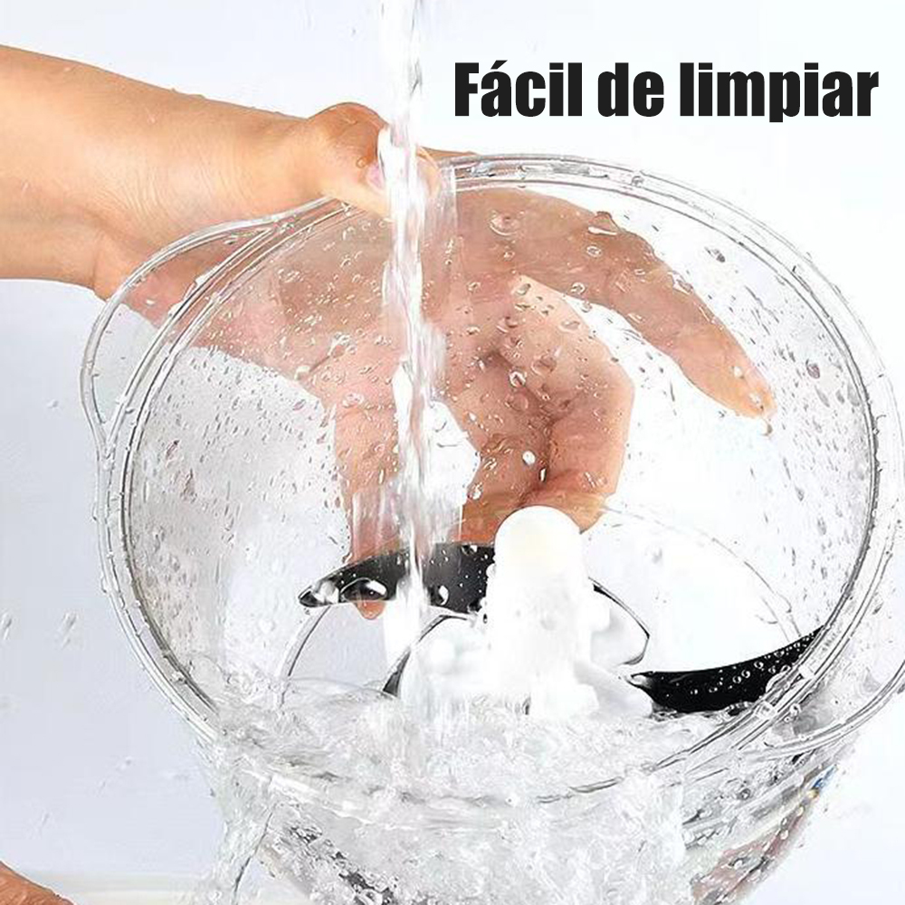 Máquina manual para picar carne, trituradora multifuncional pequeña para uso doméstico en la cocina, trituradora manual de verduras, fácil de limpiar y utilizar, apta para carne, verduras y frutas, regalo ideal