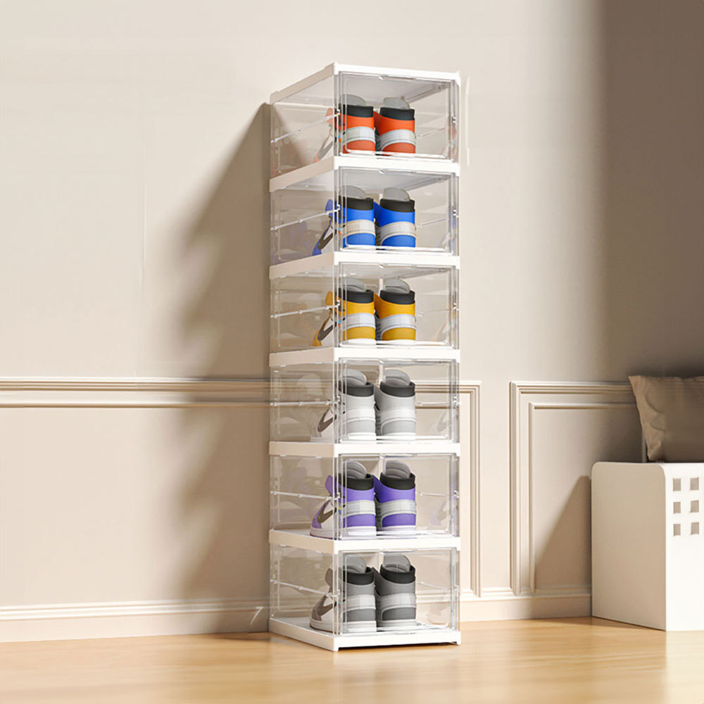 Caja de zapatos plegable de seis capas de PET