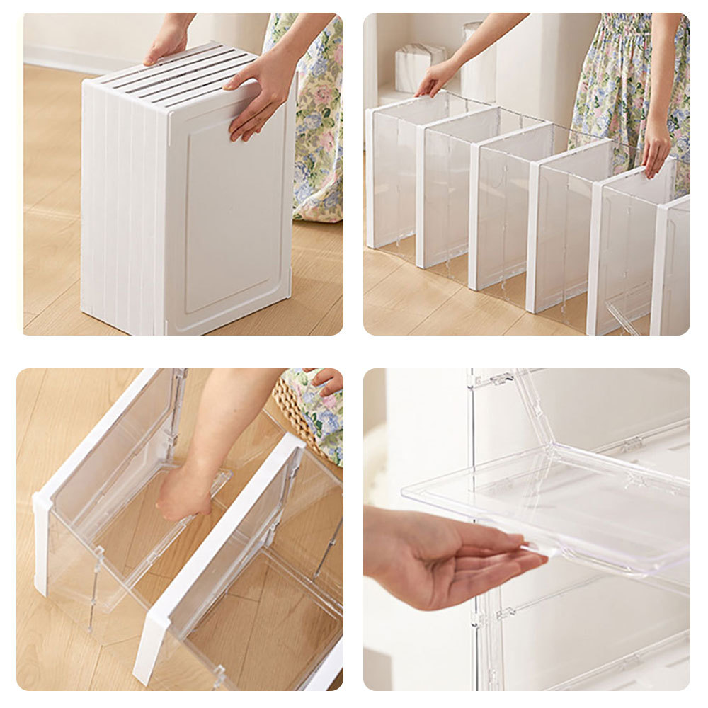 Caja de zapatos plegable de seis capas de PET
