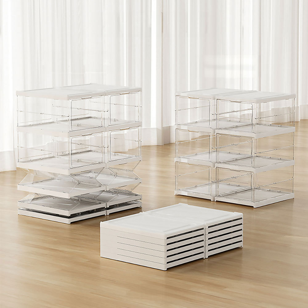 Caja de zapatos plegable de seis capas de PET