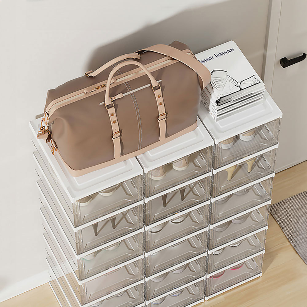 Caja de zapatos plegable de seis capas de PET